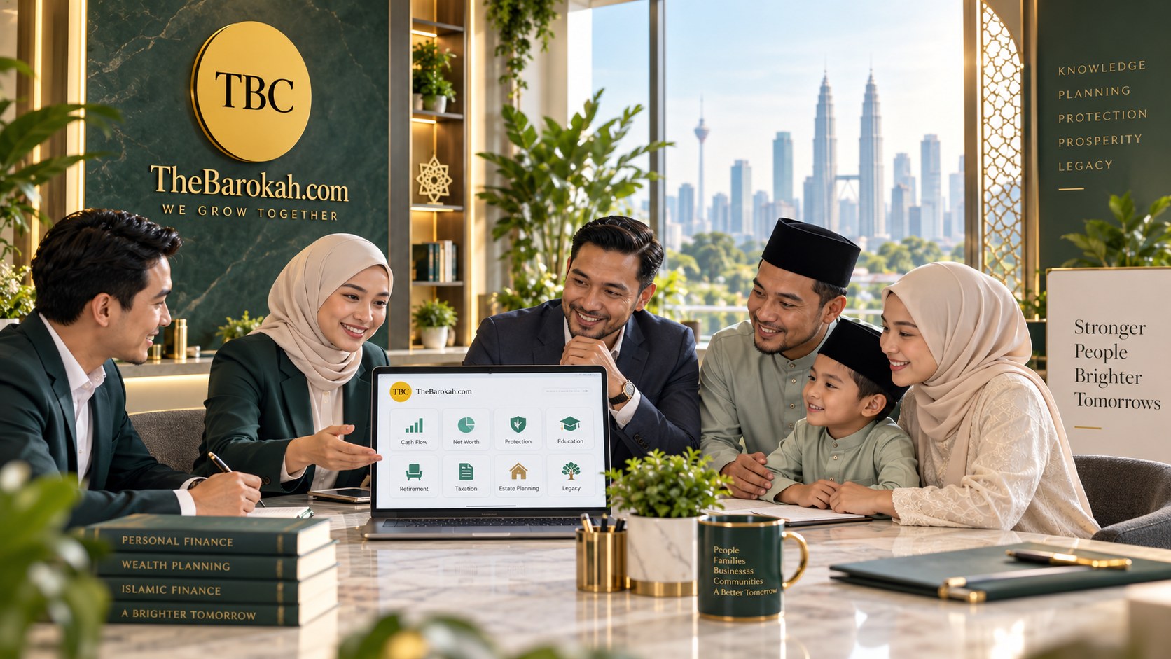 Financial partners working together